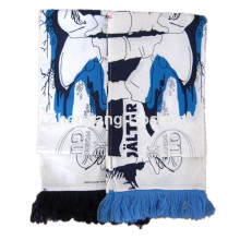 Customized Design Printed Cartoon Character Printing Cotton Fans Scarf